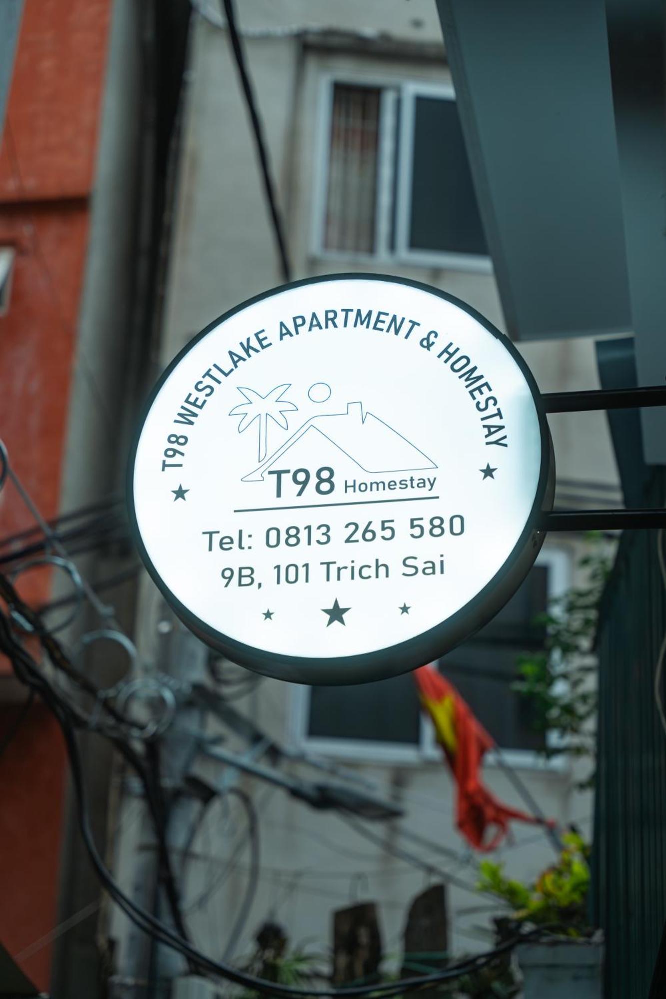 T98 Westlake Trich Sai - Tay Ho Center Lake View Studio Hanoi Exterior foto